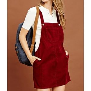 mini overall dress